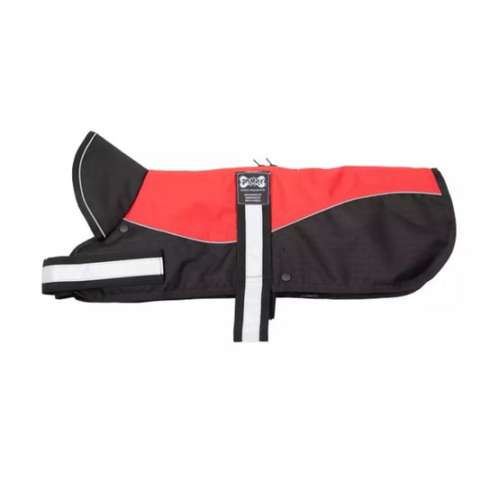 Animate 2in1 Dog Coat Black - Dog Winter Coat,Jacket - ( 10" - 26" )