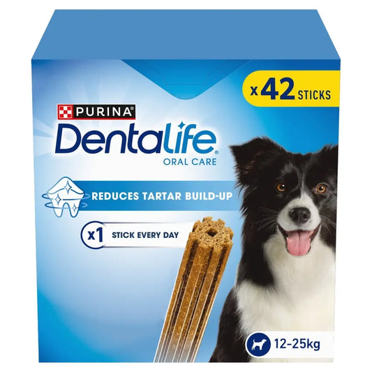 DENTALIFE Oral Care Medium Dog Dental Chicken Treat ( 42 sticks x 2 )