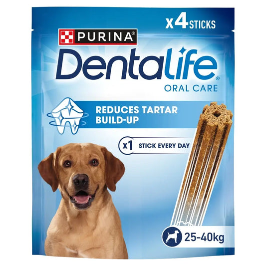 DENTALIFE Oral Care Large Dog Dental Chicken - 4 stick x 6