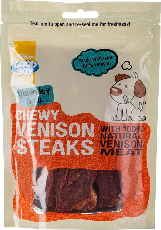 Good Boy Chewy Venison Steak - ( 80g x 10 )