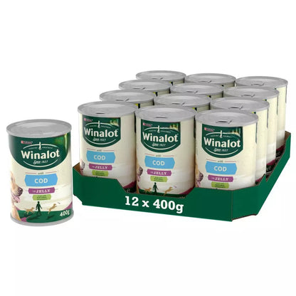 WINALOT Cod in Jelly Cans ( 400g x 12 )