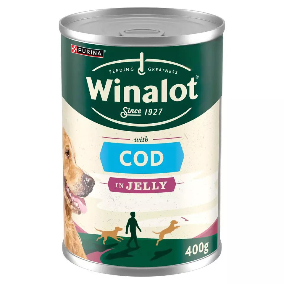 WINALOT Cod in Jelly Cans ( 400g x 12 )