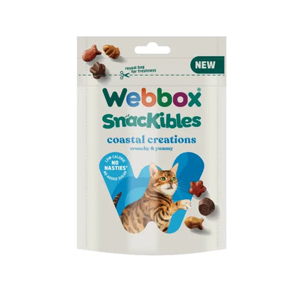 Webbox Snackibles Cat Treats Poultry Perfections Coastal BBQ Bites ( 85g x 10 )