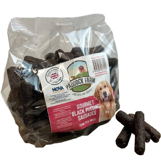 Paddock Farm Black Pudding Gourmet Sausages - 1kg