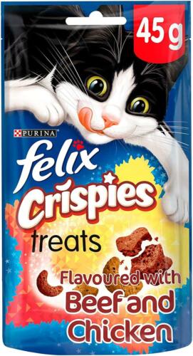 Felix Crispies Beef & Chicken treat ( 45g × 8 )