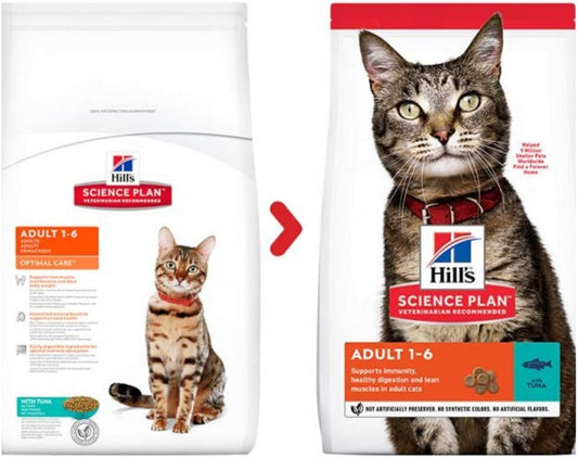 Hills Science Plan Adult Cat Dry Food Tuna Flavour 1.5kg