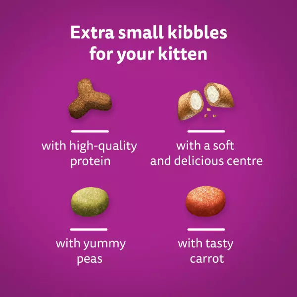 Whiskas Kitten Chicken Dry Cat Food (800g × 5)